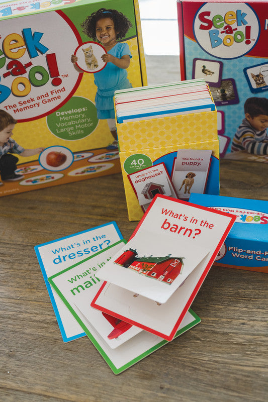 MindWare Seek A Boo: Flip-And-Find Word Cards - Laadlee