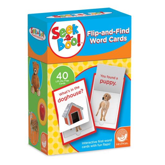 MindWare Seek A Boo: Flip-And-Find Word Cards - Laadlee