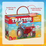 Peaceable Kingdom Floor Puzzle: Tractor - Laadlee