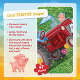 Peaceable Kingdom Floor Puzzle: Tractor - Laadlee