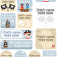 My Nametags Maxistickers - Pirate Boy (Pack of 21) - Laadlee