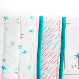 Yellow Doodle Reversible Comfort Quilt - Lil Travellers - Laadlee