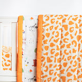 Yellow Doodle Reversible Comfort Quilt - Baby Animals - Laadlee