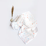 Yellow Doodle Cot Bedsheet Set - Fairy Dust - Laadlee