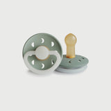 Frigg Moon Phase Latex Baby Pacifier 0-6M, 1Pack, Sage Night - Size 1 - Laadlee