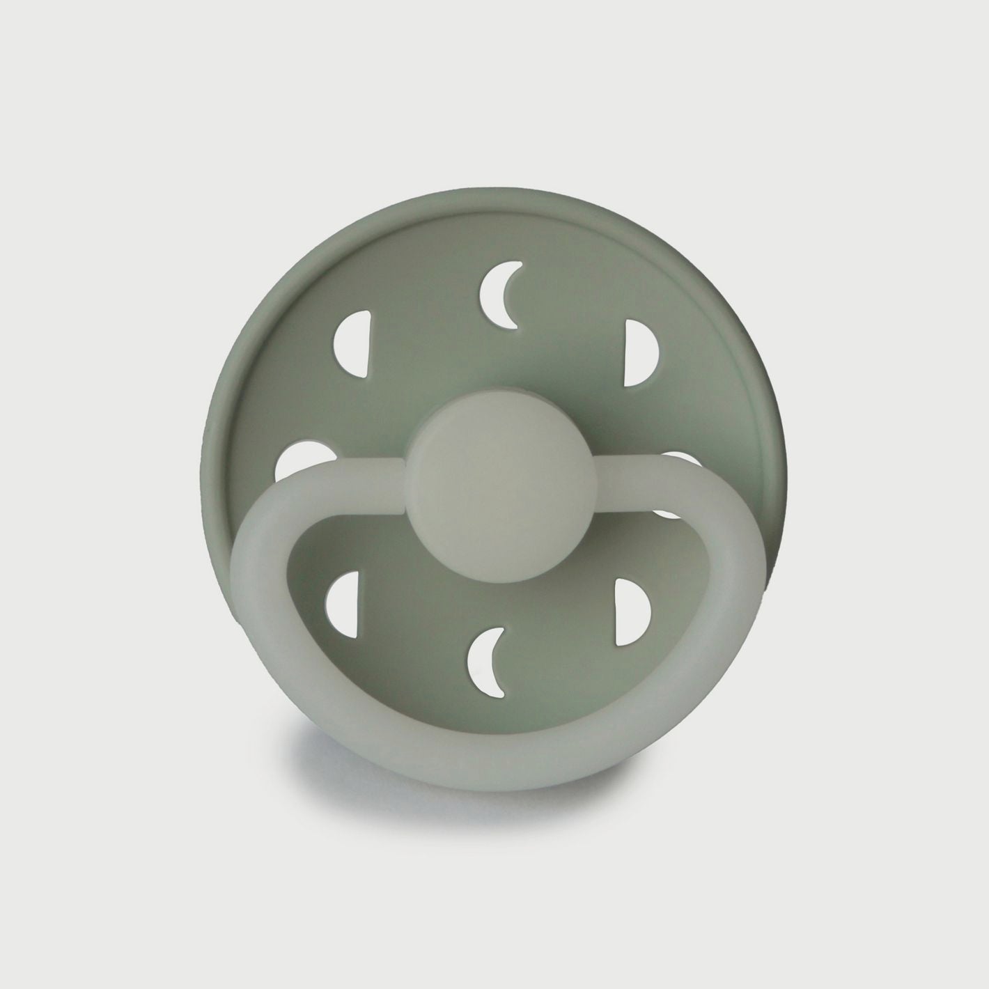 Frigg Moon Phase Silicone Baby Pacifier 6M-18M, 1Pack, Sage Night - Size 2 - Laadlee