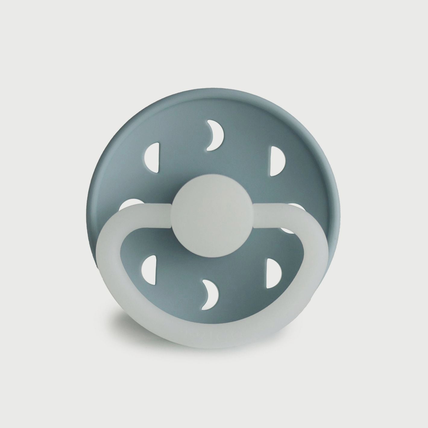 Frigg Moon Phase Silicone Baby Pacifier 0-6M, 1Pack, Stone Blue Night - Size 1 - Laadlee