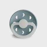 Frigg Moon Phase Silicone Baby Pacifier 0-6M, 1Pack, Stone Blue Night - Size 1 - Laadlee