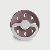 Frigg Moon Phase Silicone Baby Pacifier 6M-18M, 1Pack, Twilight Mauve Night - Size 2 - Laadlee