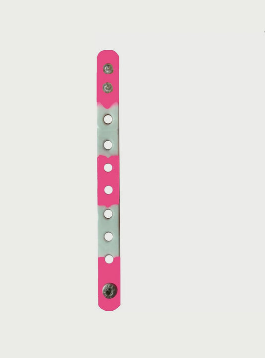 Pikkaboo Rubber Wristband - Pink - Laadlee