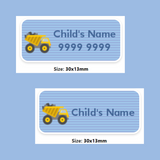 My Nametags Iron-ons - Truck (Pack of 56) - Laadlee