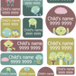 My Nametags Maxistickers - Zombie (Pack of 21) - Laadlee