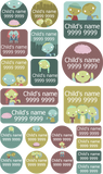 My Nametags Maxistickers - Zombie (Pack of 21) - Laadlee