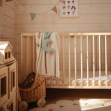 Mushie Lovey Blanket Moon Roman Green - Laadlee