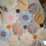 Mushie Dinner Plate Round Soft Lilac - Laadlee