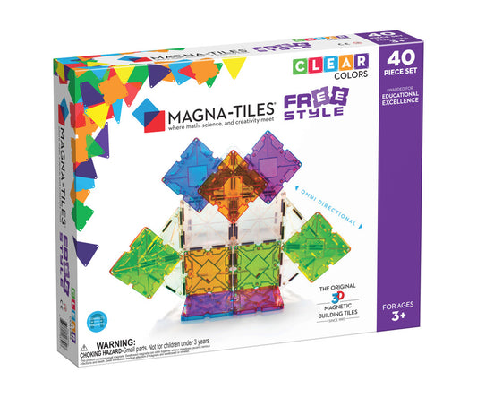 Magna-Tiles Freestyle 40 Pcs. - Laadlee