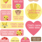 My Nametags Maxistickers - Love Emoji (Pack of 21) - Laadlee