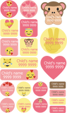 My Nametags Maxistickers - Love Emoji (Pack of 21) - Laadlee