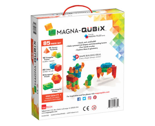 Magna-Tiles Magna-Qubix 85 Pcs. - Laadlee