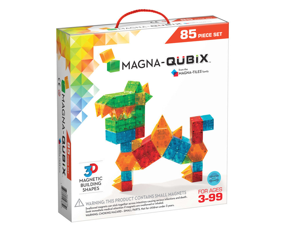 Magna-Tiles Magna-Qubix 85 Pcs. - Laadlee