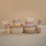 Mushie Fork & Spoon Soft Lilac - Laadlee