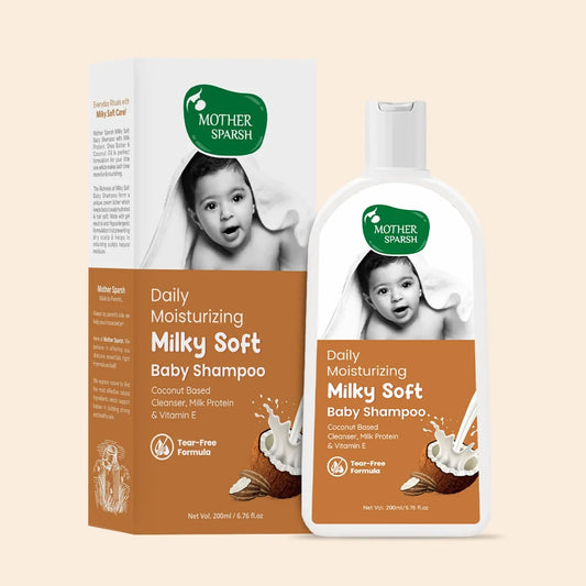 Mother Sparsh Milky Soft Baby Shampoo - 200ml - Laadlee