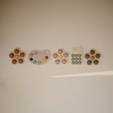 Mushie Paint Palette Press Toy (Multi) - Laadlee