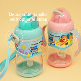 Marcus & Marcus - 2-Stage Tritan Straw Bottle - 350ml - Pink - Laadlee