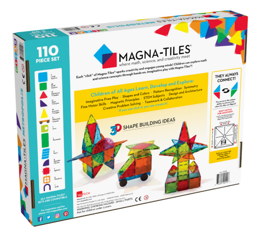 Magna-Tiles Metropolis 110 Pcs. - Laadlee