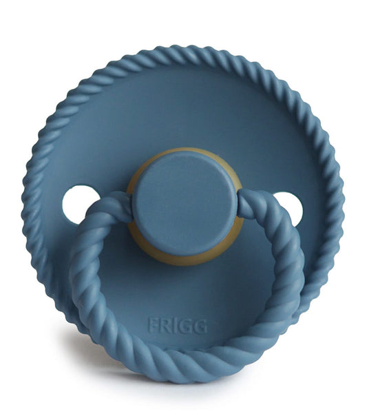 Frigg Rope Silicone Baby Pacifier 0-6M, 1Pack, Ocean View - Size 1 - Laadlee
