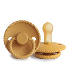 Frigg Rope Latex Baby Pacifier 0-6M, 1Pack, Honey Gold - Size 1 - Laadlee