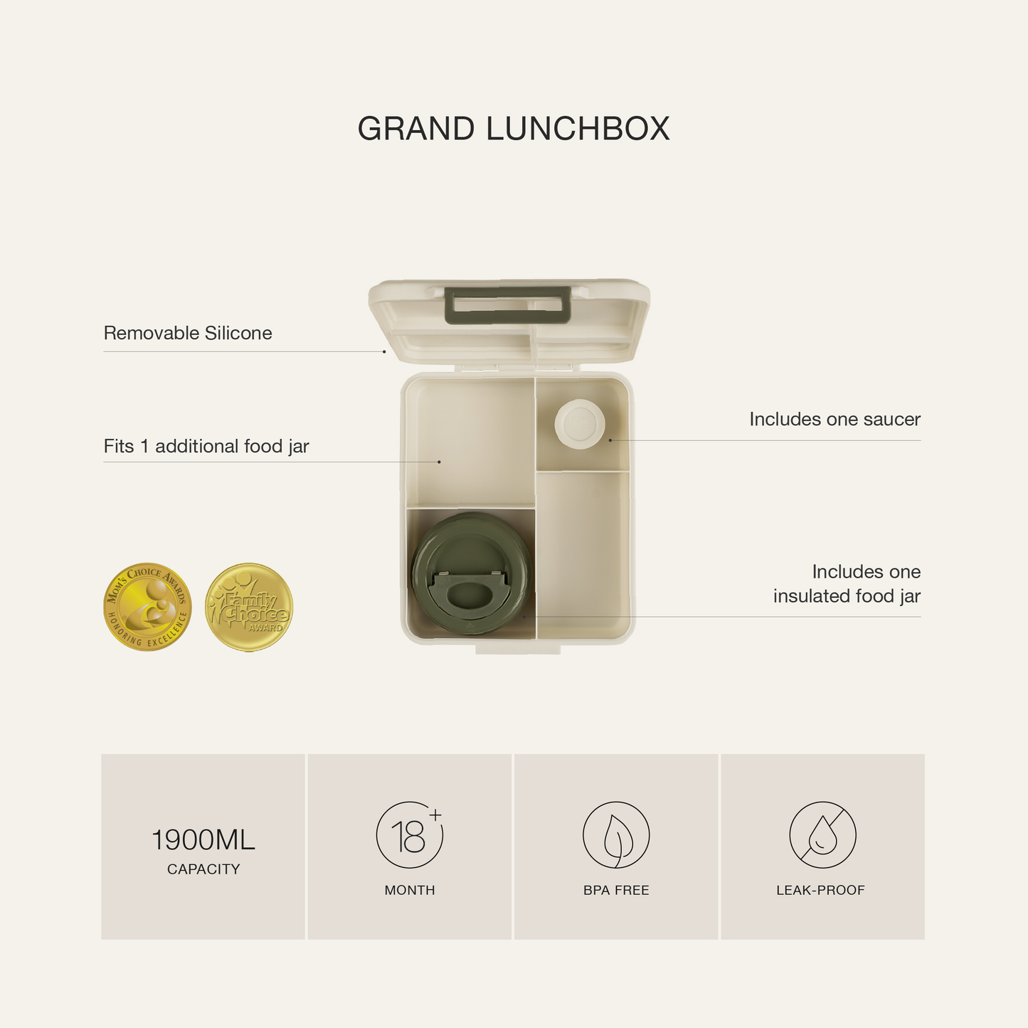 Citron Grand Lunchbox - Spaceship - Laadlee