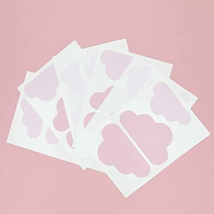 My Nametags Wall Stickers - Pink Clouds - Laadlee