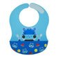 Marcus & Marcus - Wide Coverage Silicone Baby Bib - Lucas - Laadlee