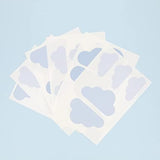 My Nametags Wall Stickers - Blue Clouds - Laadlee