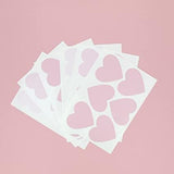 My Nametags Wall Stickers - Pink Hearts - Laadlee