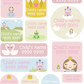 My Nametags Maxistickers - Princess (Pack of 21) - Laadlee