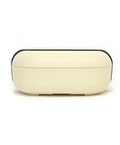 Ekobo - Go Square Bento Lunch Box - White + White Compartments - Laadlee