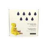 Ekobo Bambino Baby Hooded Towel and Wash Cloth Set - Midnight Blue - Laadlee