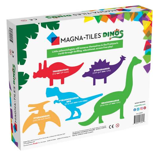 Magna-Tiles Dinos 5 Pcs. - Laadlee