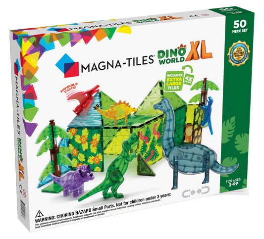 Magna-Tiles Dino World Xl 50 Pcs. - Laadlee