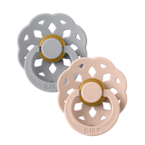 BIBS Boheme 2 Pack Latex S2 - Cloud / Blush - Laadlee