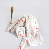 Yellow Doodle Organic Bedding Gift Basket - Magical Rainbows - Laadlee