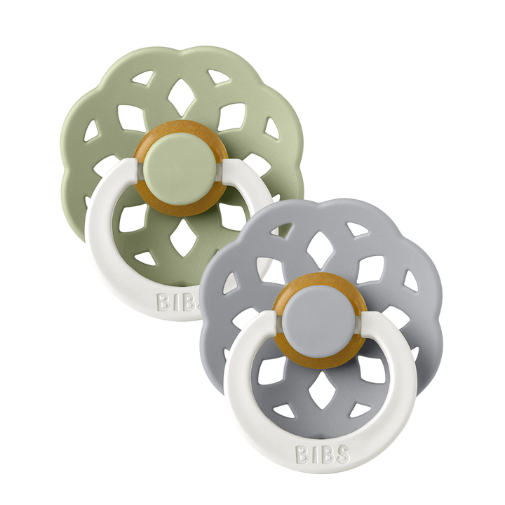 BIBS Boheme 2 Pack Latex S2 - Sage / Cloud - Laadlee