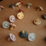 Frigg Moon Phase Silicone Baby Pacifier 0-6M, 1Pack, Stone Blue - Size 1 - Laadlee