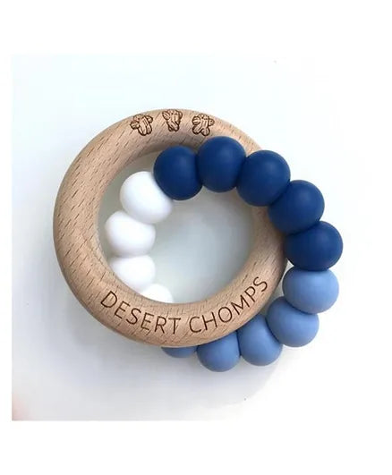 Desert Chomps Lasso Classic Teether - Blue - Laadlee