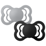 BIBS Supreme 2 Pack Silicone S2 - Cloud / Black - Laadlee