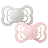 BIBS Supreme 2 Pack Silicone S1 - Haze / Blossom - Laadlee