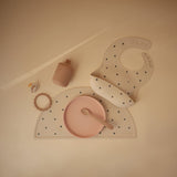 Mushie Silicone Baby Spoon Dried Thyme/Natural - Laadlee