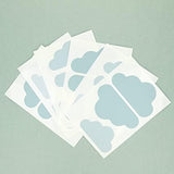 My Nametags Wall Stickers - Green Clouds - Laadlee